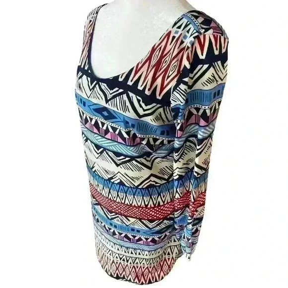 ⭐️2/$10⭐️ Patterned women’s long sleeved shift dress size S - Picture 2 of 7